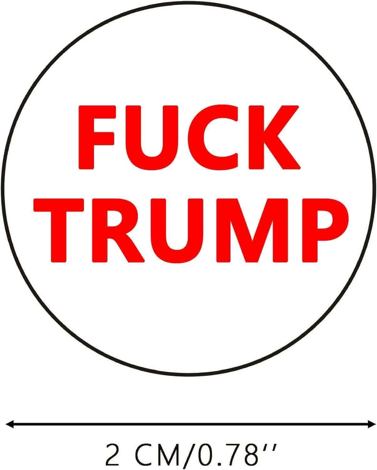 Photo 1 of 2 Pack Fuck Trump Anti Trump Stamp Funny Stamper Self Inking Stamps1