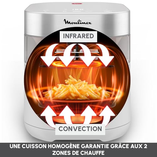 Moulinex Easy Fry Infrared Air fryer Technologie infrarouge Exclusive plus rapide plus homogène Grande capacité EZ831GF0 Nube - vue 5