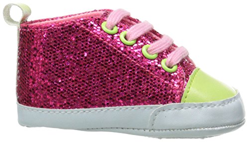 Luvable Friends Unisex Baby Crib Shoes, Pink With Pink Laces, 0-6 Months M Us Infant #TOP5