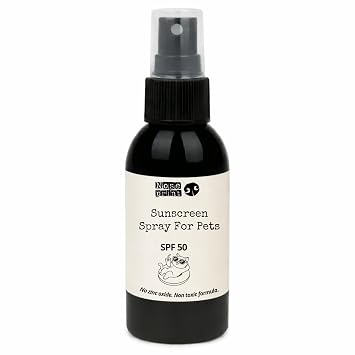 Pet Sunscreen SPF 50 Spray for Dogs and Cats, 100ml, Water-Resistant, Lick-Safe, UVA/UVB Protection, Hypoallergenic