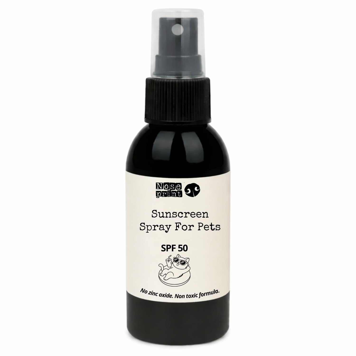 Pet Sunscreen SPF 50 Spray, 100ml, Dog & Cat Safe, Water-Resistant, UVA/UVB Protection, Lick-Safe, Hypoallergenic