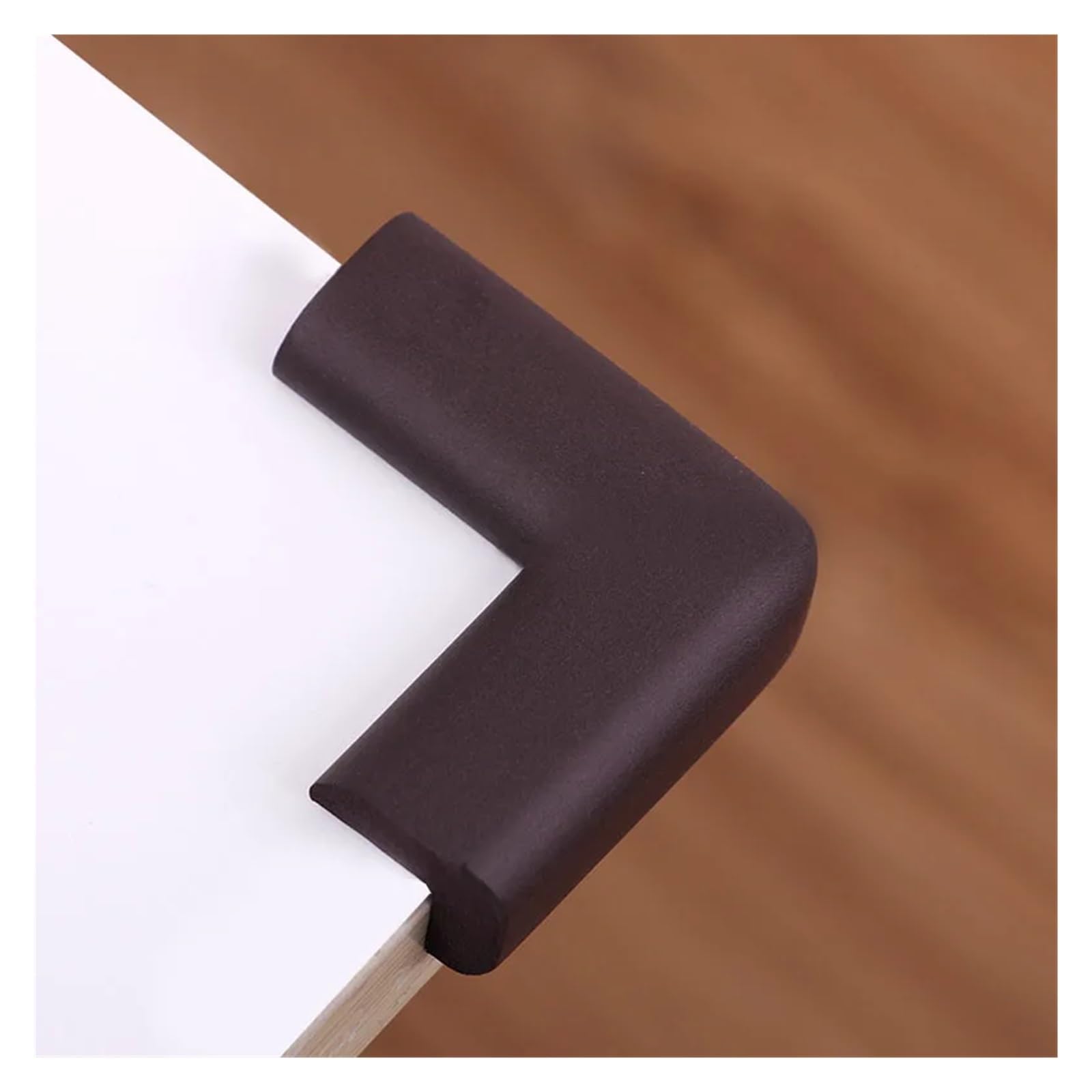 MRKU Protectores de Esquinas para mesas, Seguridad, Juego de 8 Piezas, 55 x 55 mm, Protectores de Escritorio Suaves.