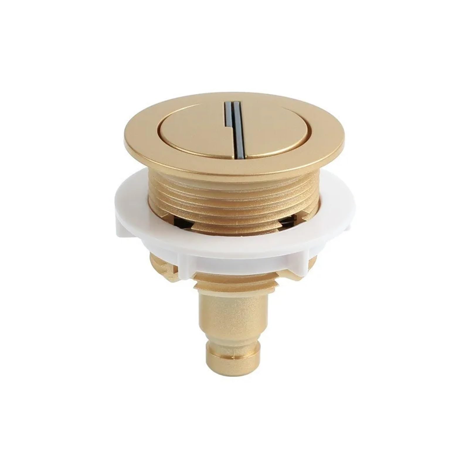 Pulsador De Doble Descarga Cromo Negro Oro | Pulsador doble, cromo/negro/oro, ajuste de tanque, bañera, reequipamiento, ajuste a presión