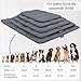 MyBestBuddy Hundekissen Pik grau 80x60 cm L, allergikerfreundlich (100% Polyester), rutschfest - 40°C waschbar mit flauschigem Stoffbezug - Hundematte BZW. Hundebett für mittelgroße Hunde, 80 x 60 cm
