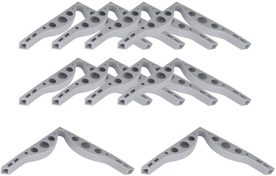 10PCS Silicone Nose Pads Bridges for Mask -Fog Nose Cushion Sponge DIY Tools - Comfortable Wear, Clear Vision - Adhesive Nose Bridge Pads - DIY Crafts Making - Gray