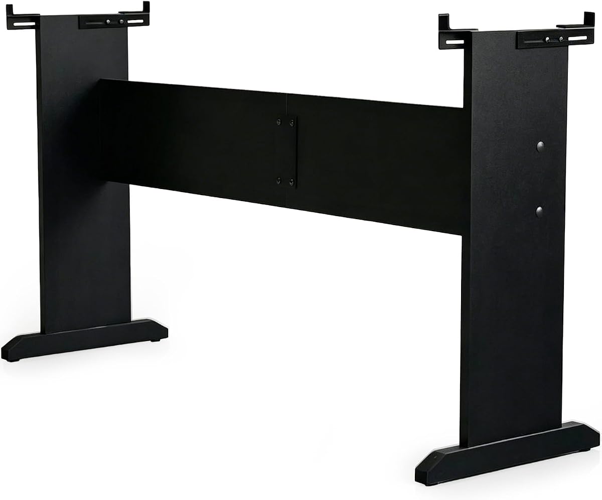 Universal Wooden Piano Stand for Digital Pianos,Keyboard Stand | Adjustable Width Digital Piano Desk, Keyboard Stand Compatible for 76/88 Keys Piano, Black
