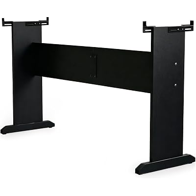 Universal Wooden Piano Stand for Digital Pianos, Adjustable Width Digital Piano Desk, Keyboard Stand Compatible for 76/88 Keys Piano, Black
