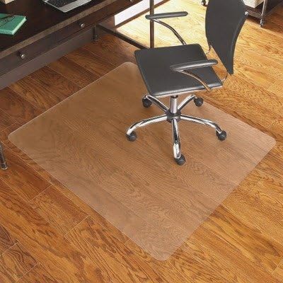 ES Robbins 131826 46X60 Rectangle Chair Mat, Economy Series for Hard Floors