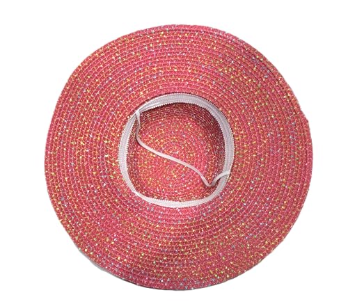 Image of Summer Medium Brim Floppy Beach Straw Hats for Women