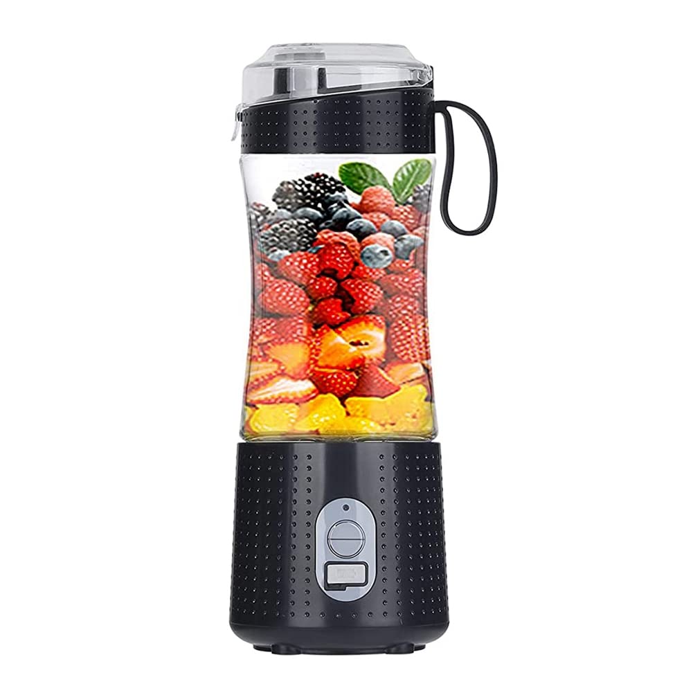 Mélangeur portatif rechargeable USB avec 6 lames pour smoothies et jus frais
