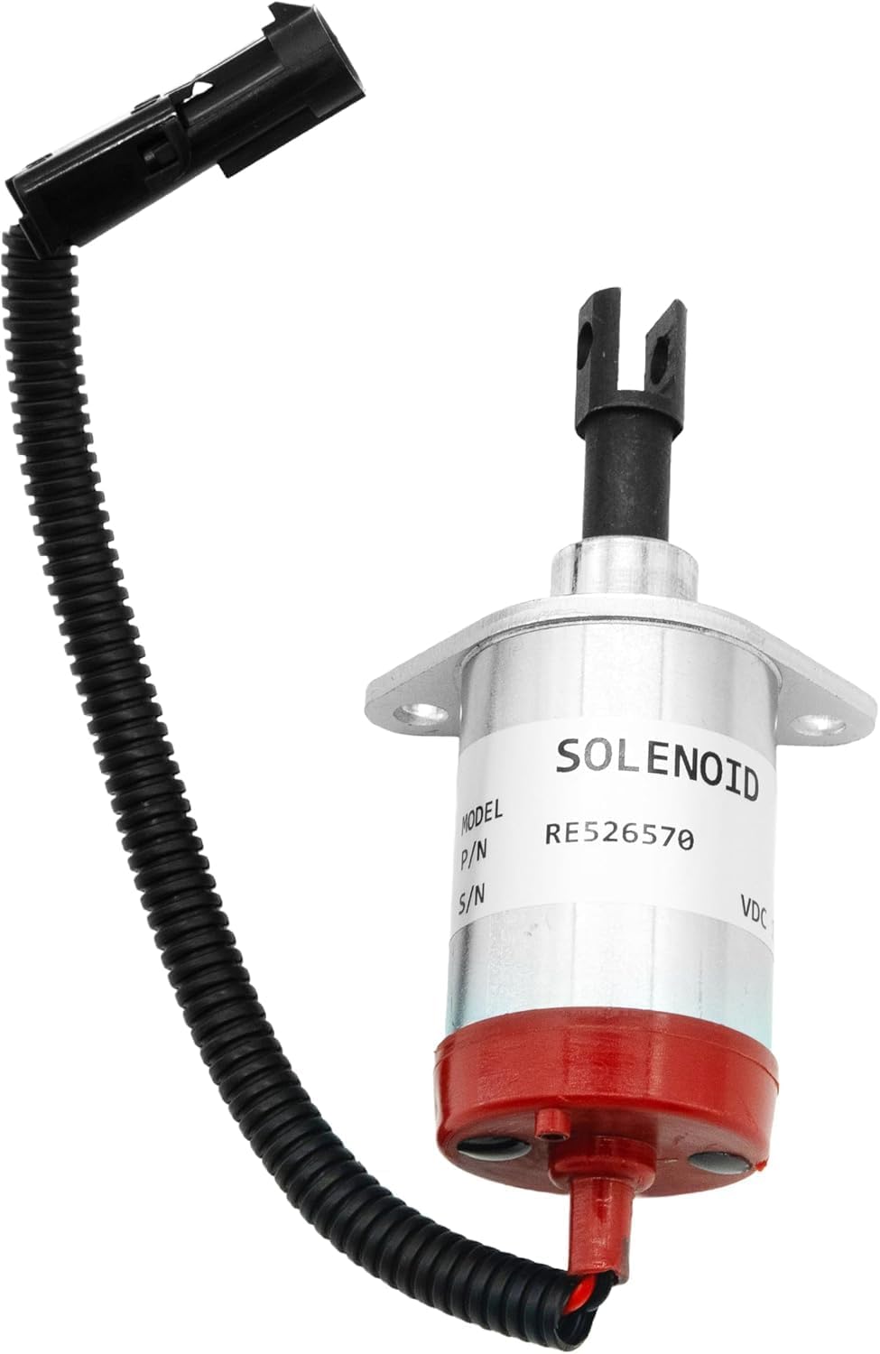 RE526570 12V Engine Stop Solenoid Valve for John Deere 315 317 320 325 328 CT315 CT322 CT332