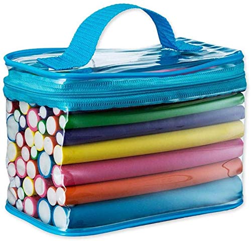 42-pack 7" Flexible Curling Rods Hair Curlers Roller, Curling Rods, Hair Flexi-Rods Curlers Flexible Rods No Heat Hair Curlers Sleep In Rollers Set Lightweight Soft Foam Styling Hair Rollers