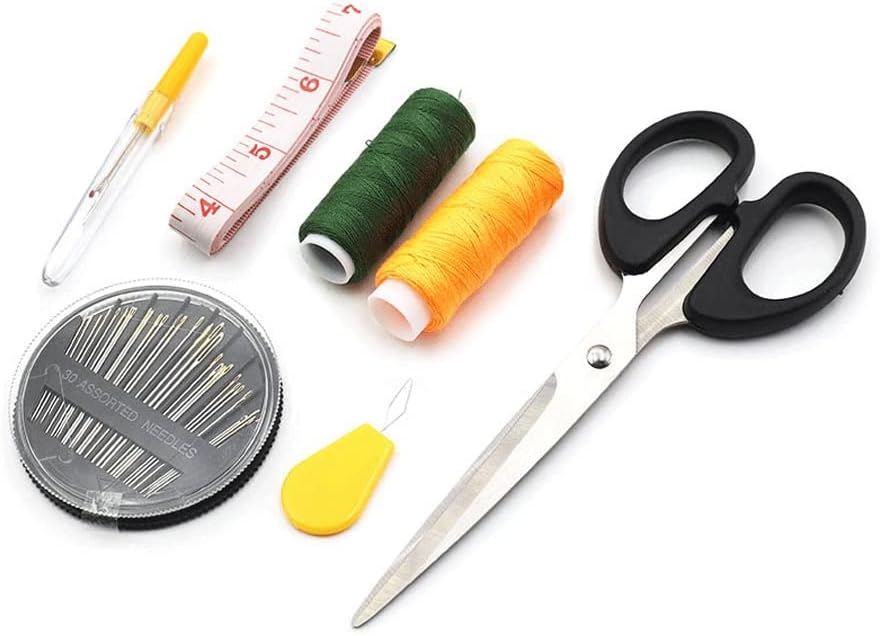 WERFOGH Portable Mini Sewing Kits DIY Multi-Function Box Set Hand Quilting Stitching Embroidery Thread Accessories