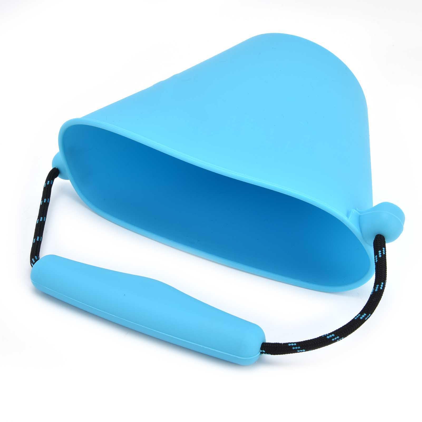 Wakects Secchiello da Spiaggia per Bambini, Silicone Pieghevole 1.5L