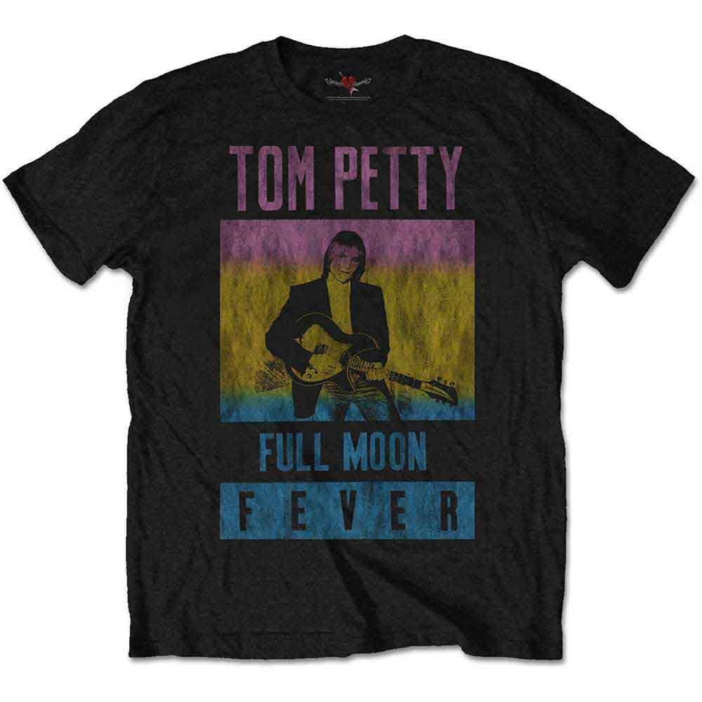 Tom Petty & The Heartbreakers Full Moon Fever Cotton T-Shirt Black M