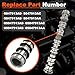 3.6 4PCS Camshaft Kit Fit for Dodge Jeep Ram 1500 Pacifica Voyager Grand Cherokee 3.6L 2016-2024 Replace#5047913AD 5048030AD 5048029AD 5047912AD