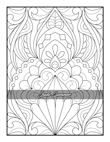 100 Amazing Patterns: An Adult Coloring Book with Fun, Easy, and Relaxing Coloring Pages - Image 37