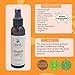Travelin' Naturals Orange Cookies Body Mist- 4oz Handmade & All Natural