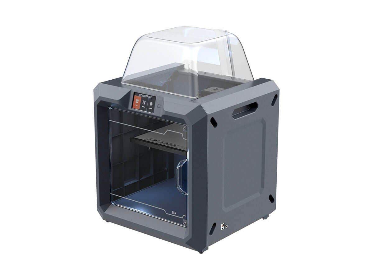 Monoprice MP300 3D Printer Guider II - Black with Large Heated Build Plate (280 x 250 x 300 mm) Fully Enclosed, Touch Screen, Assisted Leveling, Easy Wi-Fi, 8GB Internal Memory (130527)