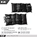 Day 1 Fitness Ankle Weight Pair 8.0 LBS, Set of 2 with Adjustable Velcro Straps - Breathable, Moisture Absorbent Weight Straps for Men and Women - Comfortable Ankle, Wrist Weights