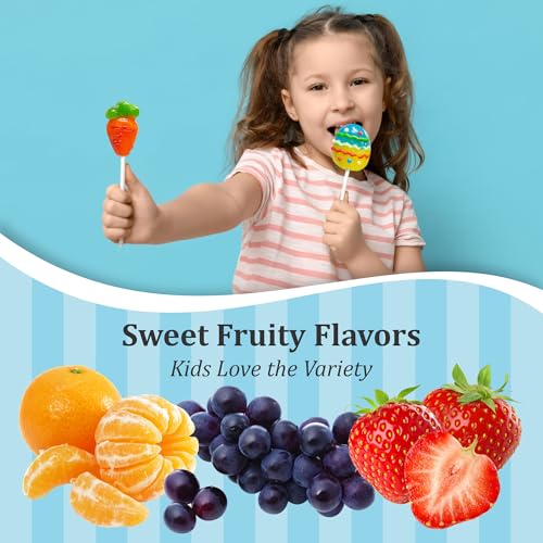 Save 50% on Fusion Select Easter Bunny & Carrot Lollipops - 30 Count