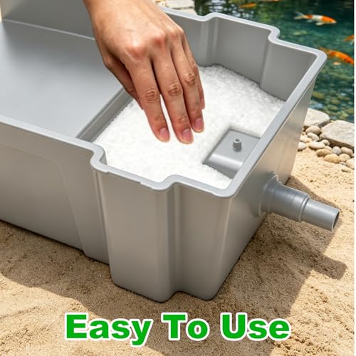 4 pads de filtro para caja de cascada 8in pre-cortados miniatura 4