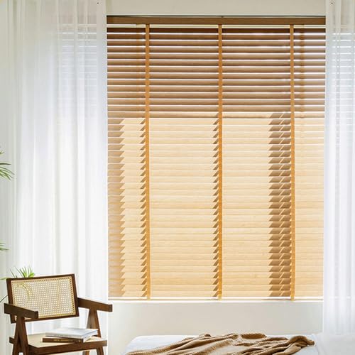 Persianas venecianas de madera para crear ambientes íntimos en salones y dormitorios 6