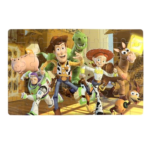 Puzzles for Kids Ages 4-8 60 Pieces Jigsaw Puzzles for Boys and Girls Educational Learning Puzzles in Metal Box