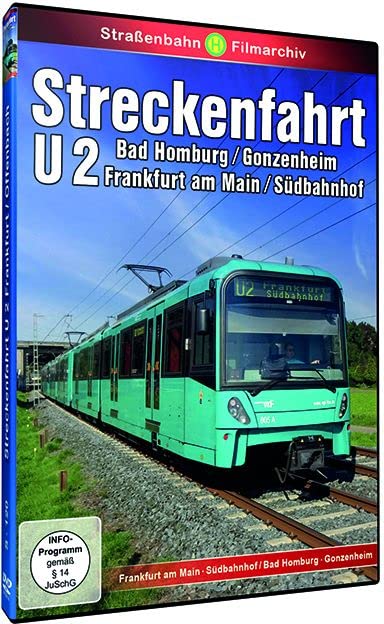 U 2 Frankfurt Streckenfahrt documental cabview tren alemán en DVD 4