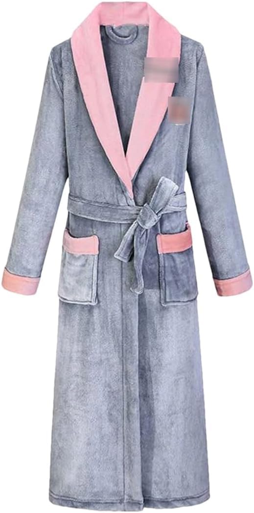 Bata de baño de invierno larga estilo kimono para tus mañanas en casa