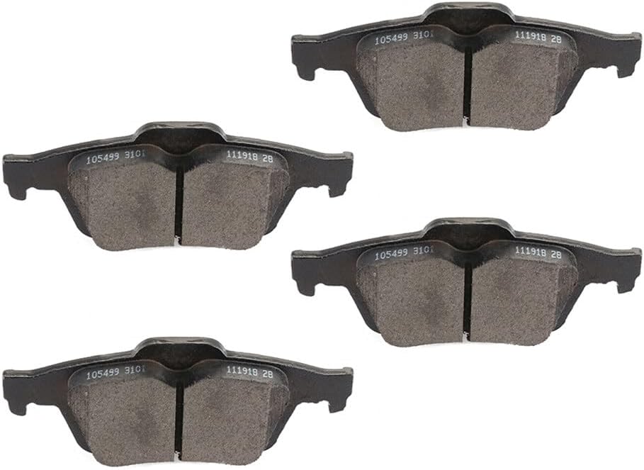 LSAILON [D1564] Rear Semi-Metallic Disc Brake Pads Set For Chevrolet Cobalt For Ford C-Max EcoSport Escape Focus Transit Connect For Jaguar S-Type Super V8 Vanden Plas XF XFR XJ For Mazda 3 [4PCS]