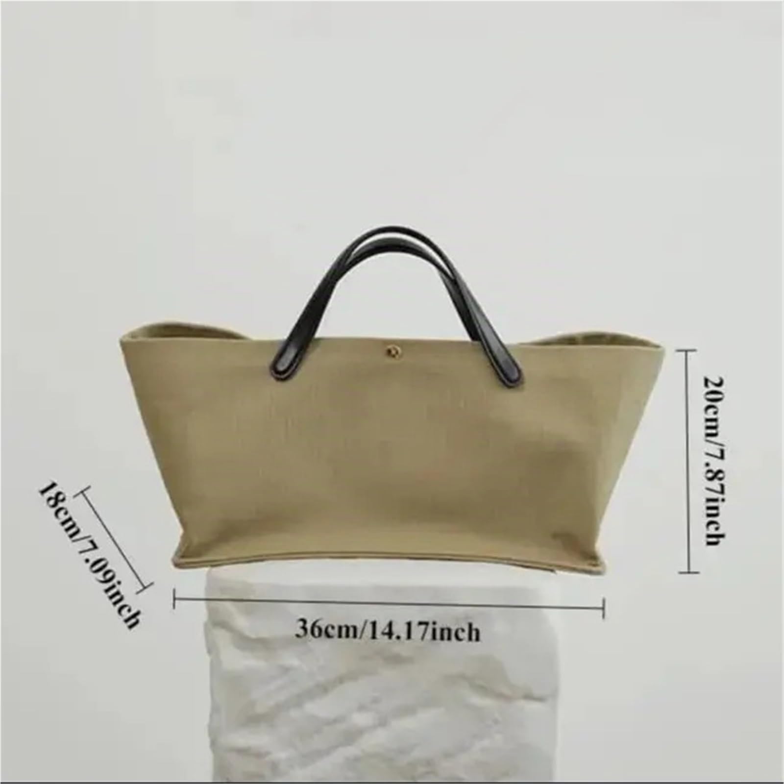 Borsa Tote In Pelle Borsa a mano in tela e pelle da donna, tracolla, versatile, casual, viaggio Per Le Donne