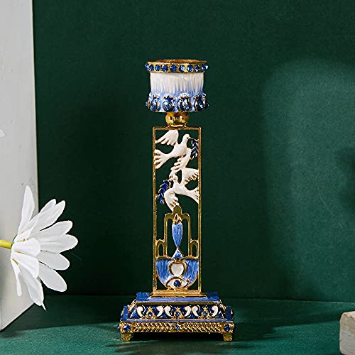 Matashi MTCDL21173DB Shabbat Candlestick Holder (2-Piece Set) Candle Holder Hand-Painted thumb #5