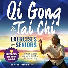 Qigong and Taichi Exercises for Seniors Audiolibro Por Obivioo Publishing, Flynn Li arte de portada