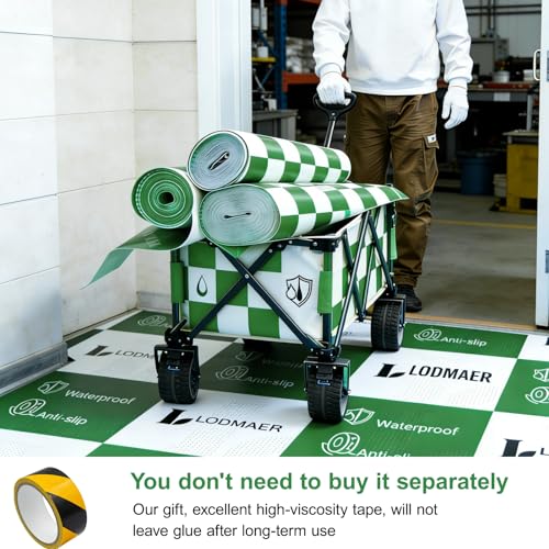 Image of 40 inchx200ft Temporary Floor Protector Film Roll Hardwood Renovation Cover