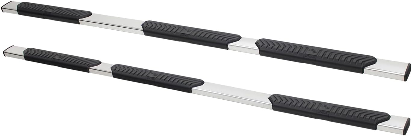 Westin 28-534690 R5 Modular Wheel to Wheel Nerf Bars fits 2019-2024 Silverado Sierra 1500 Crew Cab 6'5" Bed (Exc 2019 Silverado LD/Sierra 1500 Limited) Polished Pair