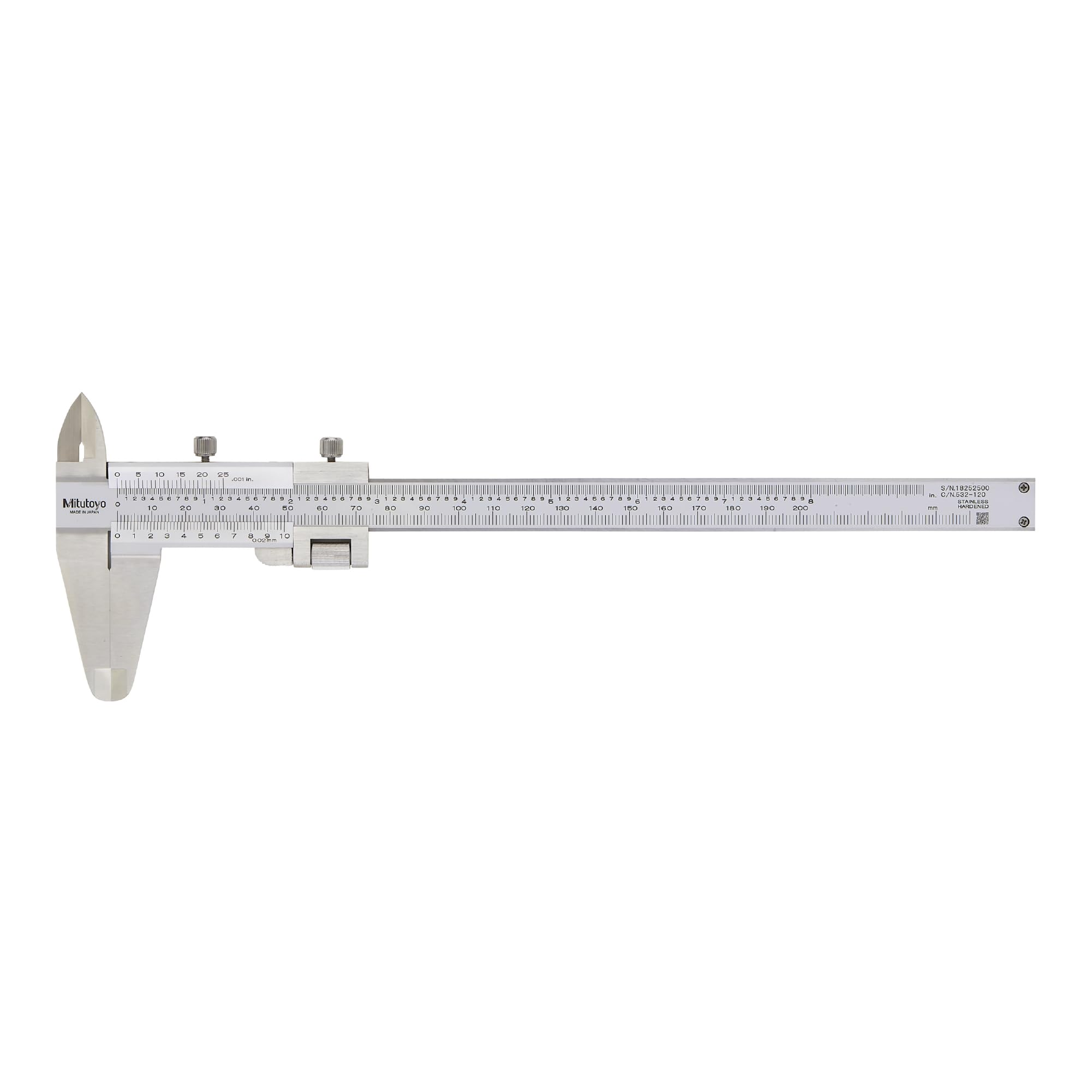 Mitutoyo Vernier Caliper - 0-7 Inch, Stainless Steel -1