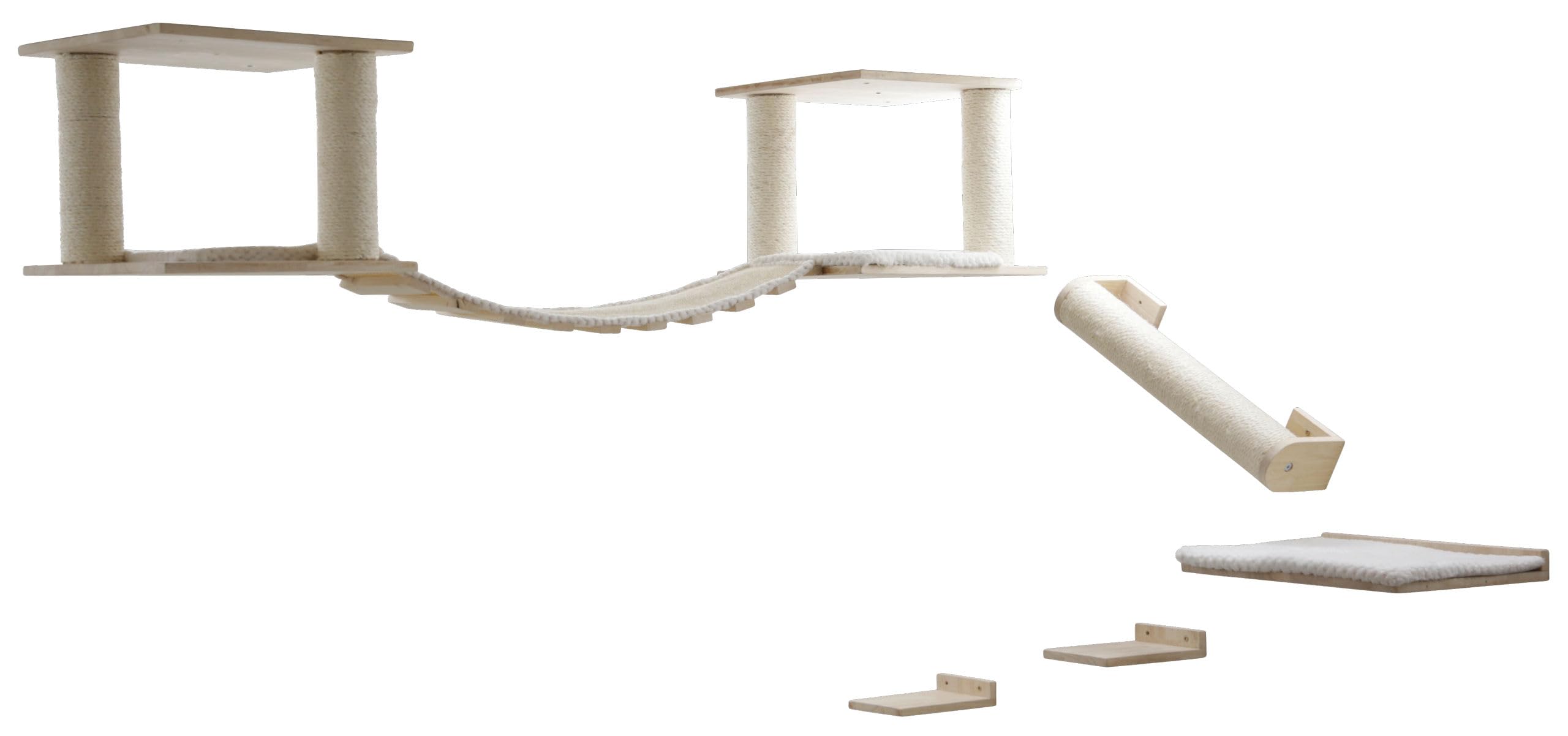 Mur d'escalade pour chats charge 5kg max anti griffures meubles