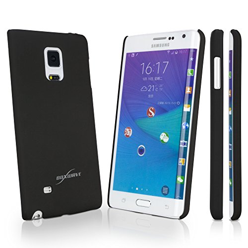 Case for Galaxy Note Edge (Case by BoxWave) - Minimus Case, Slim Fit, Protective Polycarbonate Cover for Galaxy Note Edge, Samsung Galaxy Note Edge - Jet Black