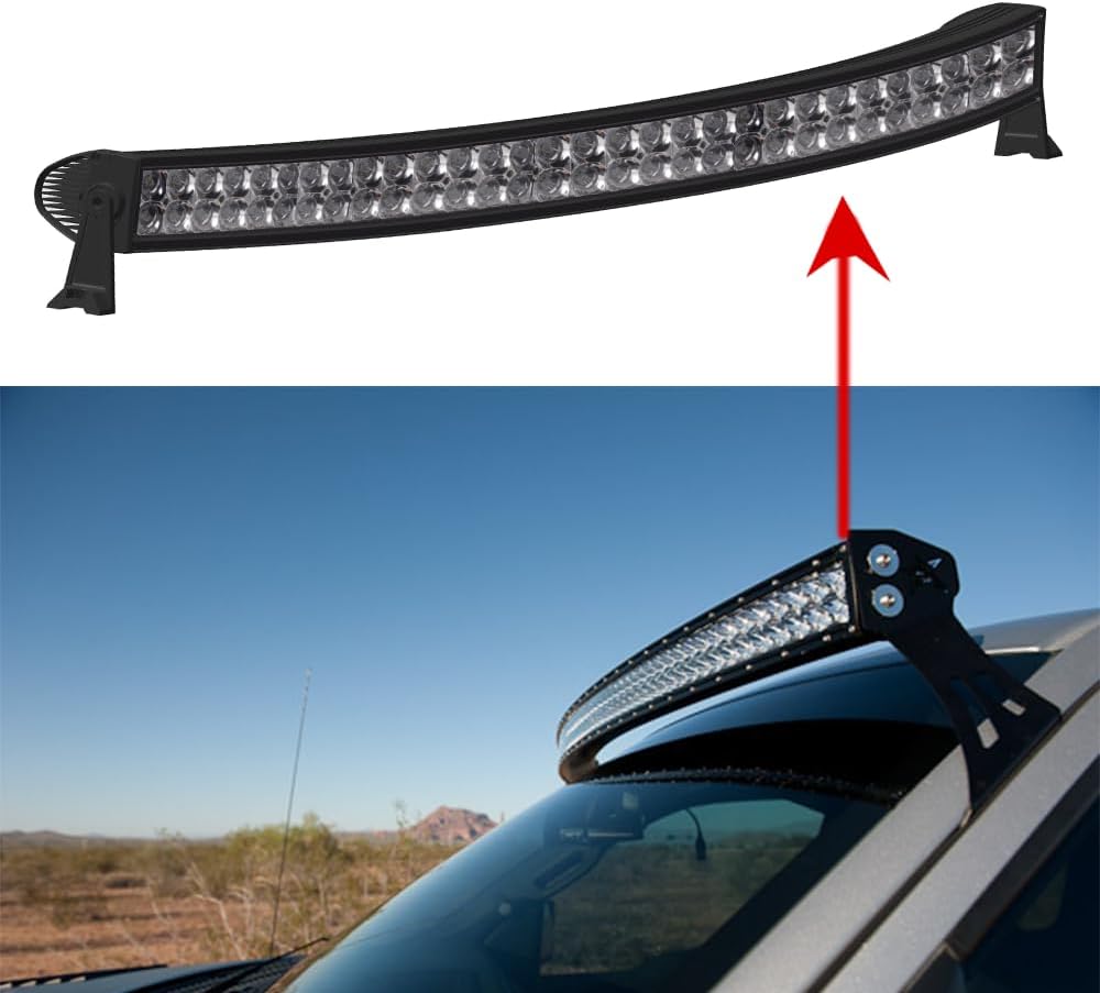 LABSTANDARD LED Light Bar mounted on a vehicle roof
