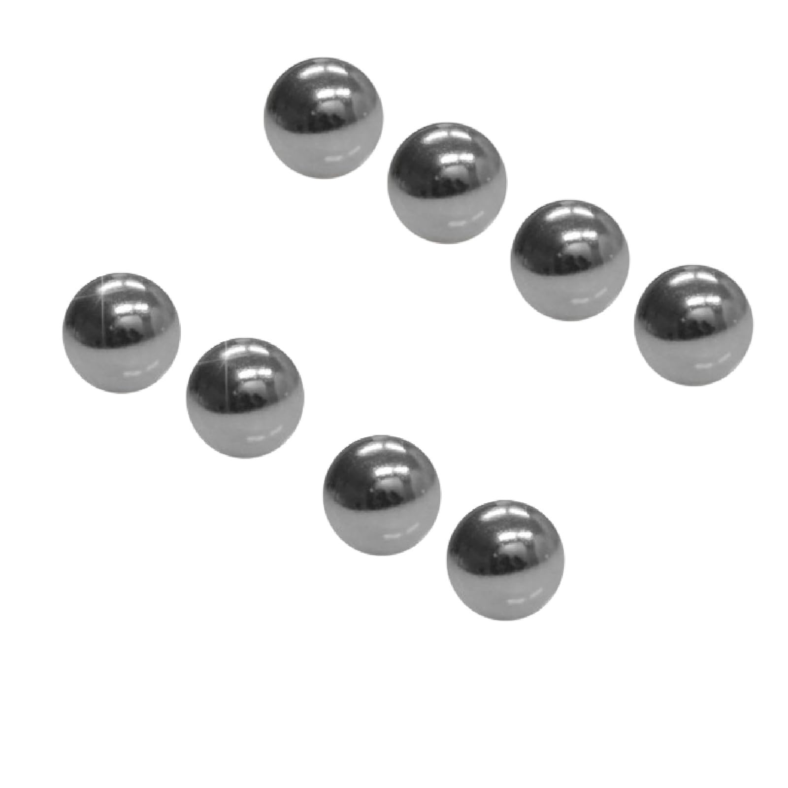 Floordirekt Ball Strong Neodymium Magnets 8 Pack Extra Strong Magnet For Magnetic Board, Whiteboard, Glass Board, Mini Fridge Magnets, Strong Adhesion, Diameter 10Mm,