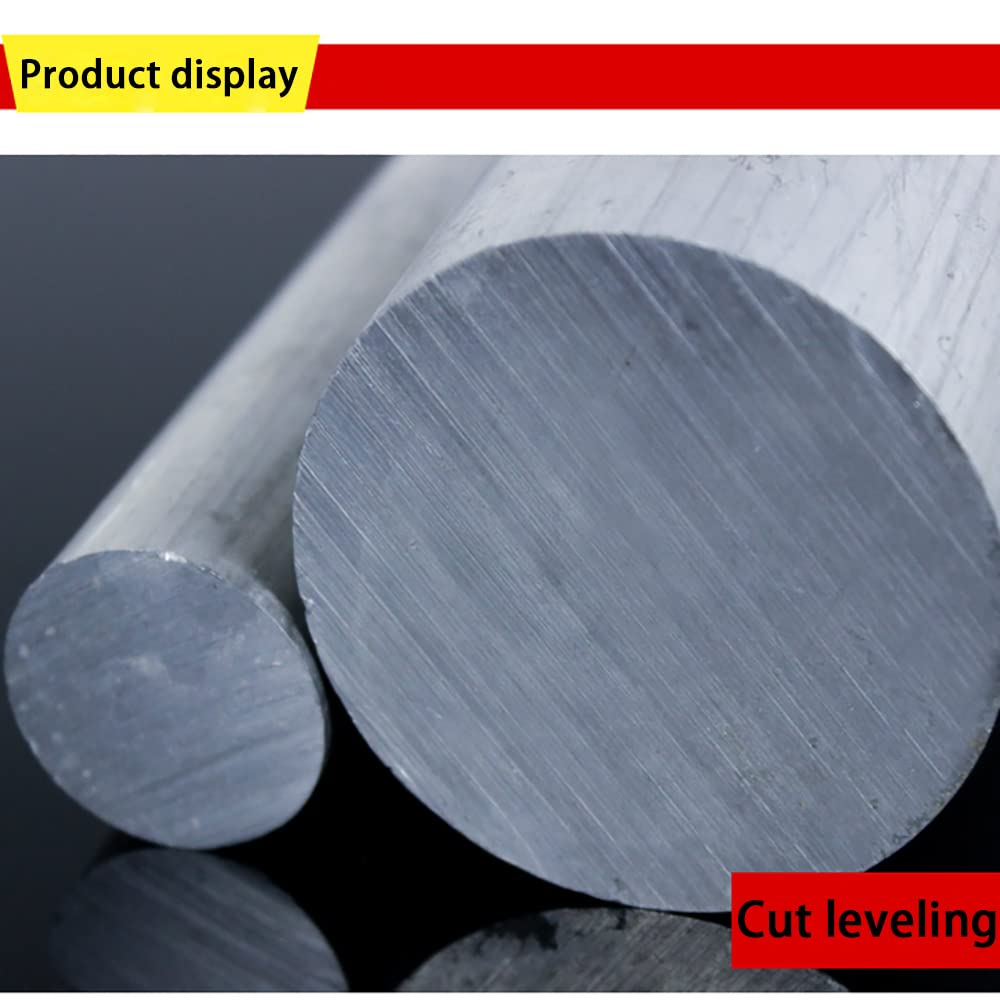 Pręty aluminiowe, pręt aluminiowy, pręt okrągły, pręty aluminiowe, pręt okrągły 6061 okrągły pręt stalowy do części przemysłowych Narzędzie rzemieślnicze, długość 500 mm, średnica 40/45 mm (1 szt.), ś