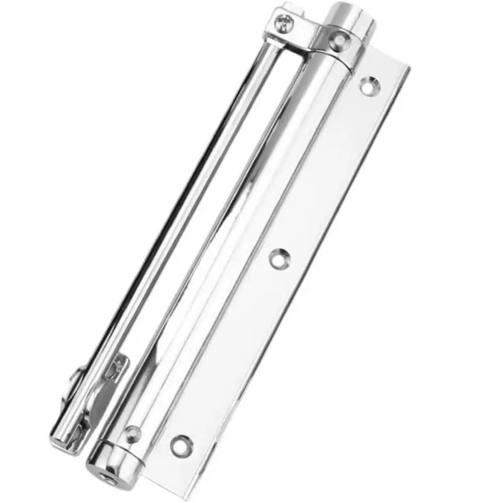 Adjustable Door Closer Aluminum Alloy Spring Soft Close Heavy Duty Hardware(White)