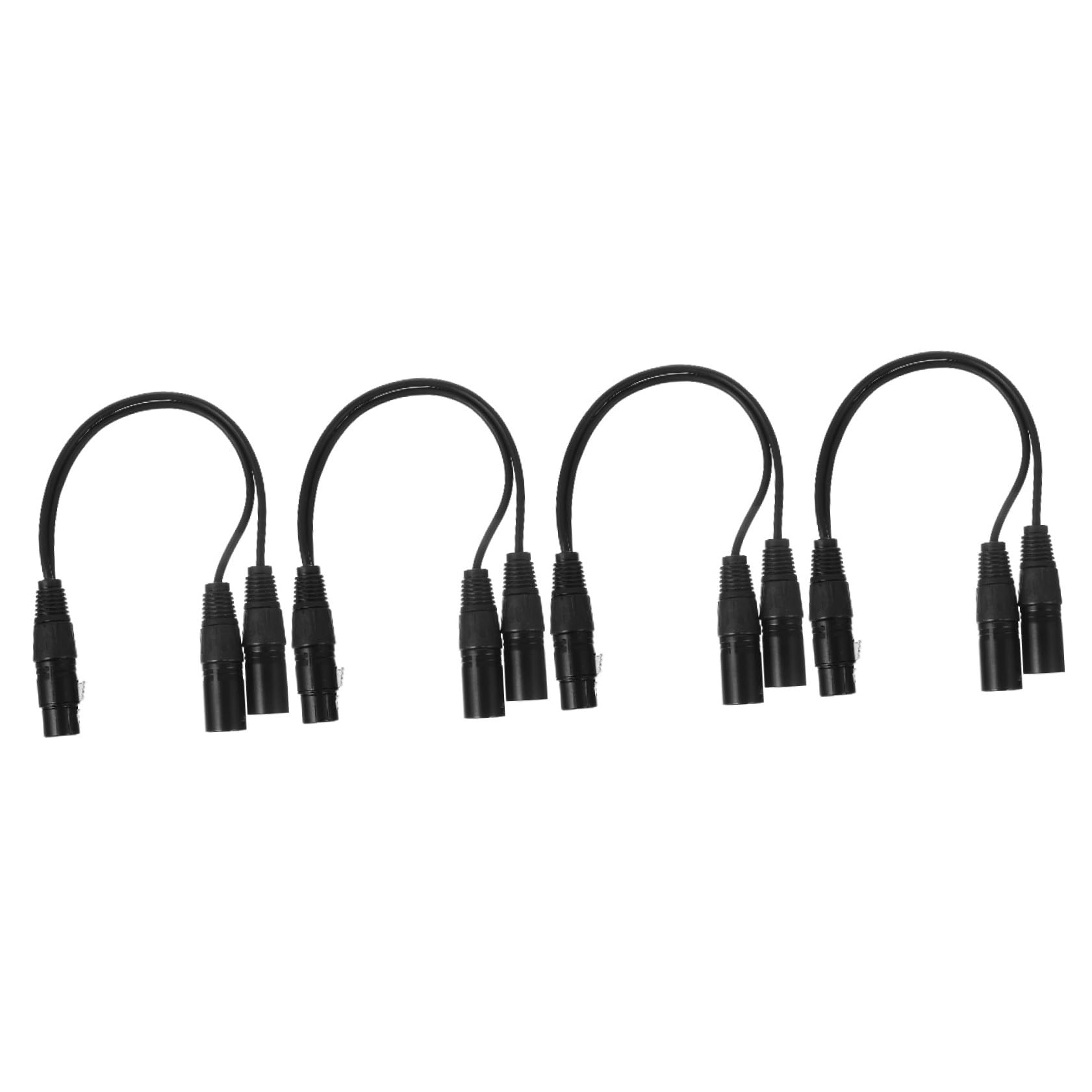 DOITOOL 4 Stück 1 Audio Adapterkabel Doppel Kopfhörer Extender Stereo Mikrofon Audiokabel Kopfhörer Drahtverlängerung Für Kinder kabel Splitter Pin
