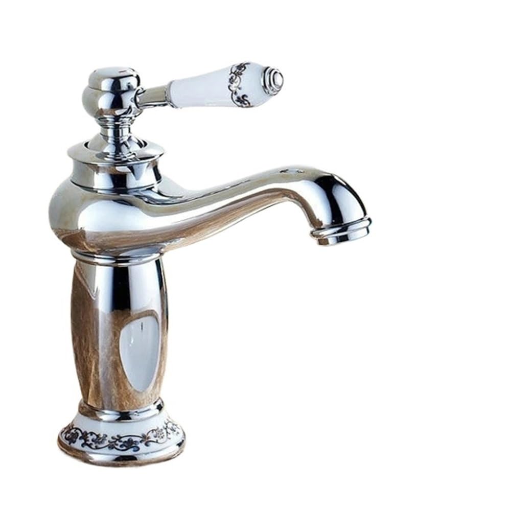 Robinet de salle de bains en céramique pour un lavabo moderne et lumineux au quotidien