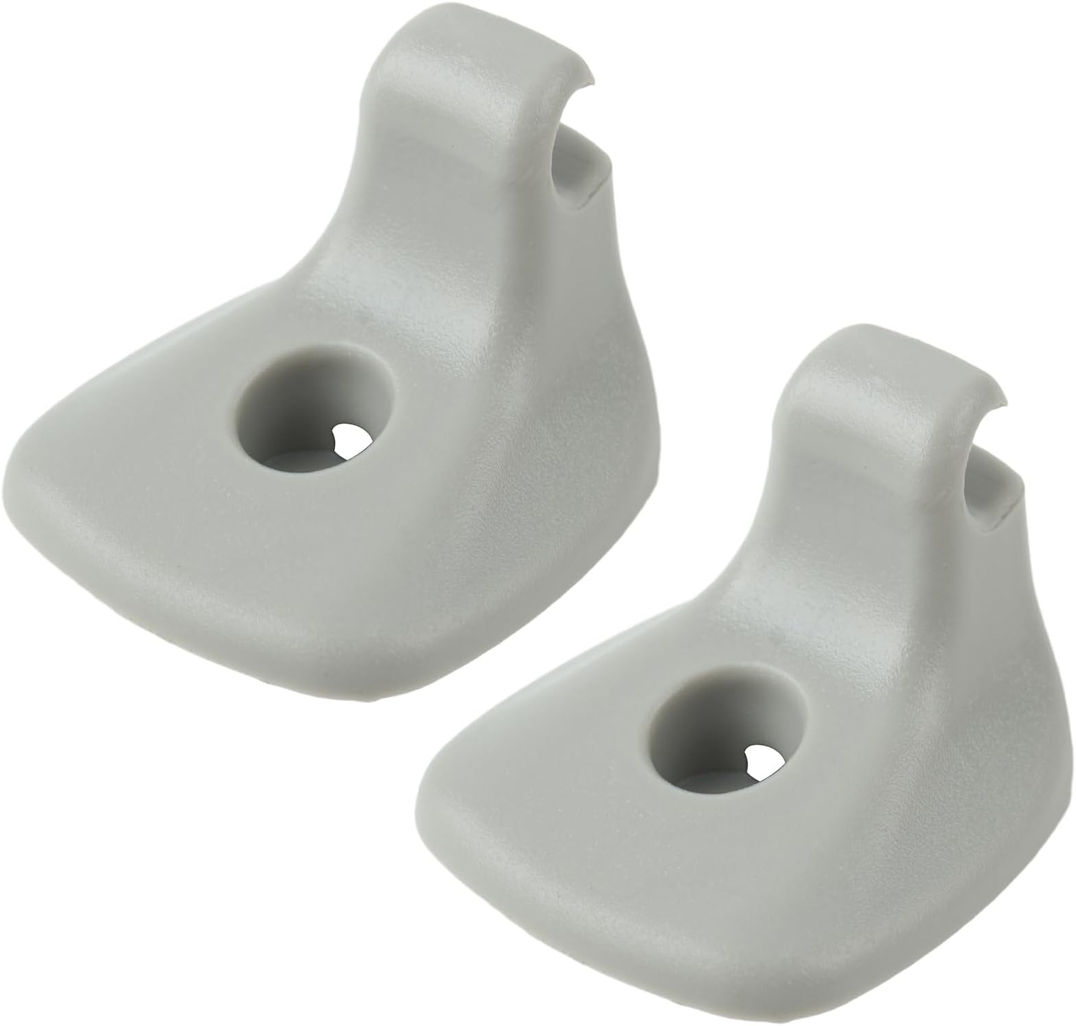 2PCS Sun Visor Clip Support 1GW25DW1AA for Chrysler Sebring for Dodge Avenger 2008-2010, Grey