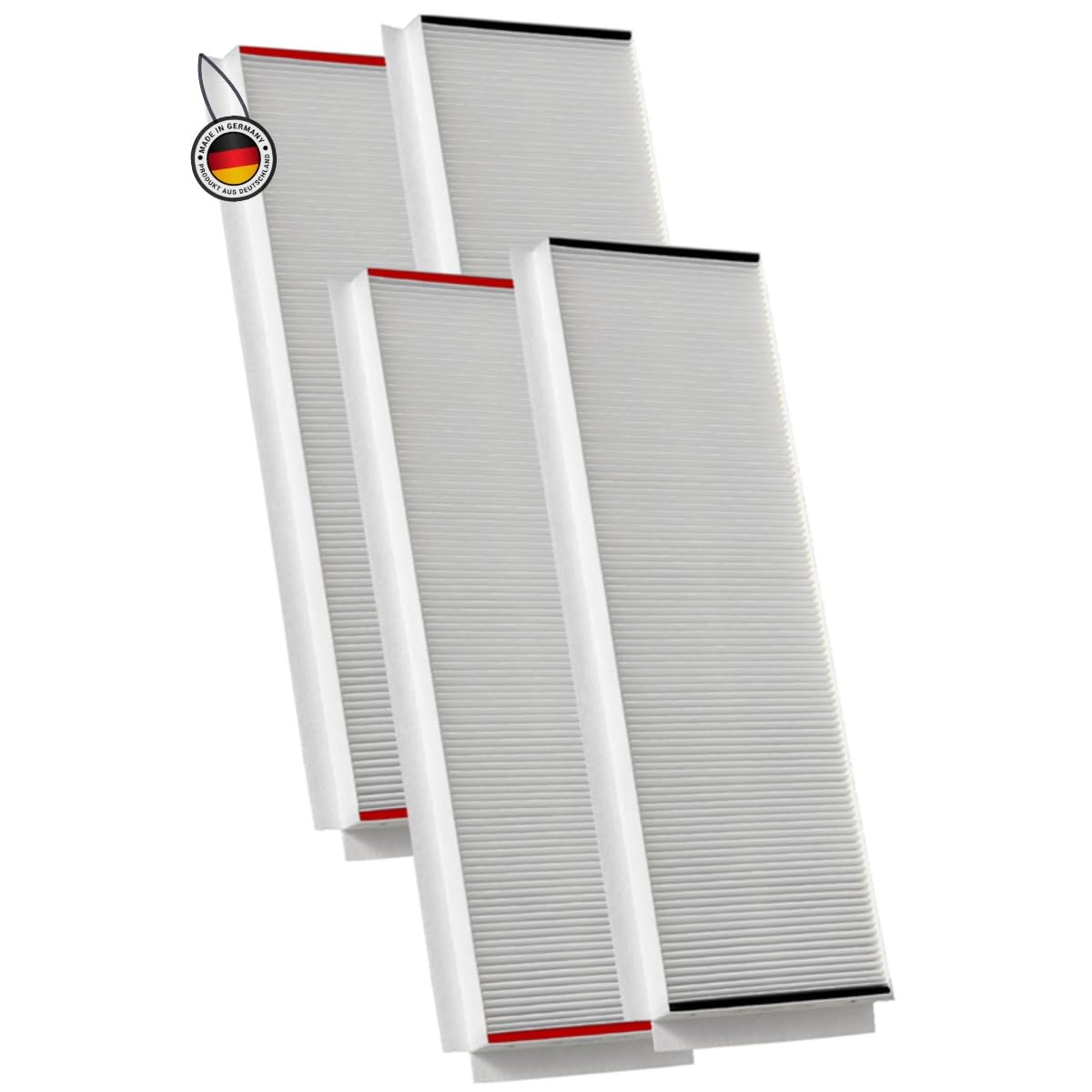 Tops Filter Für Zehnder ComfoAir Q350/450/600 | 4x Pollenfilter G4+F7 | Zehnder Filter ComfoAir Q350 | Ersetzt Original Zehnder 400502013