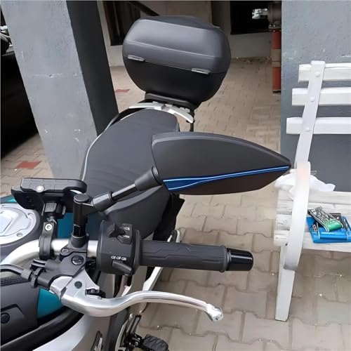 Espejos retrovisores para PCX125 PCX150 PCX160 de 2018 a 2024 espejo de manillar regulable negro 8/10mm 4
