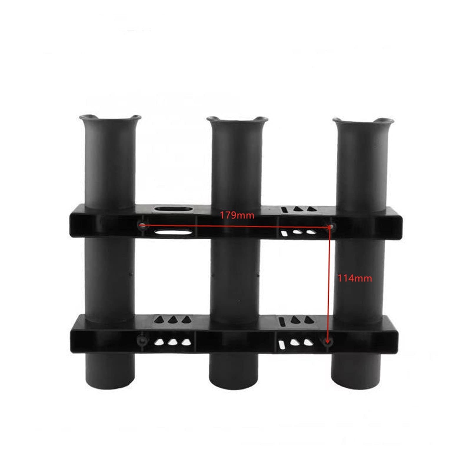 Portacanne da barca 3 Tubi Link Pesca Pesca Pesca Racks Portabicchieri Presa for barca Marine Box da pesca Kayak Boat Yacht(White)