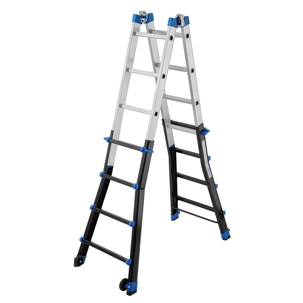GIERRE AL065 Escalera multifunción telescópica de aluminio PEPPina Pro (4x4)